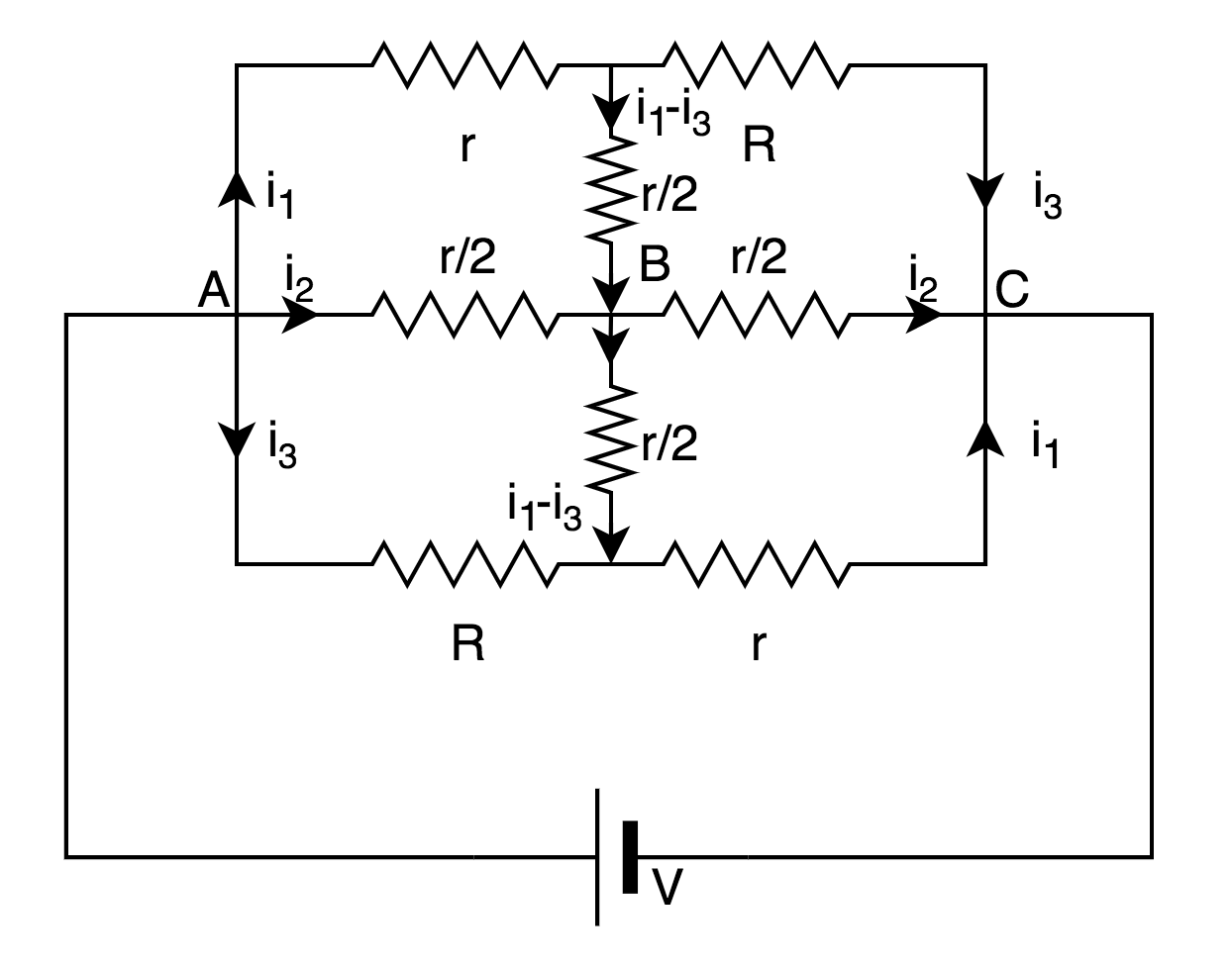 tweaked resistor network